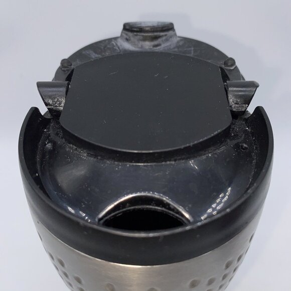 Starbucks Dimpled Stainless Steel 16 Oz Insulated Coffee Tea Travel Mug 2008 - Picture 5 of 14